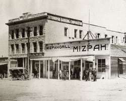 The Mitzpah was constructed in the year 1907 and h The Mitzpah was constructed in the year 1907 and held the title for being the tallest building in Nevada (along with the Belvada building) until the y